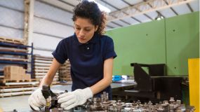 Manufacturing Recruitment Strategies Operations female testing equipment