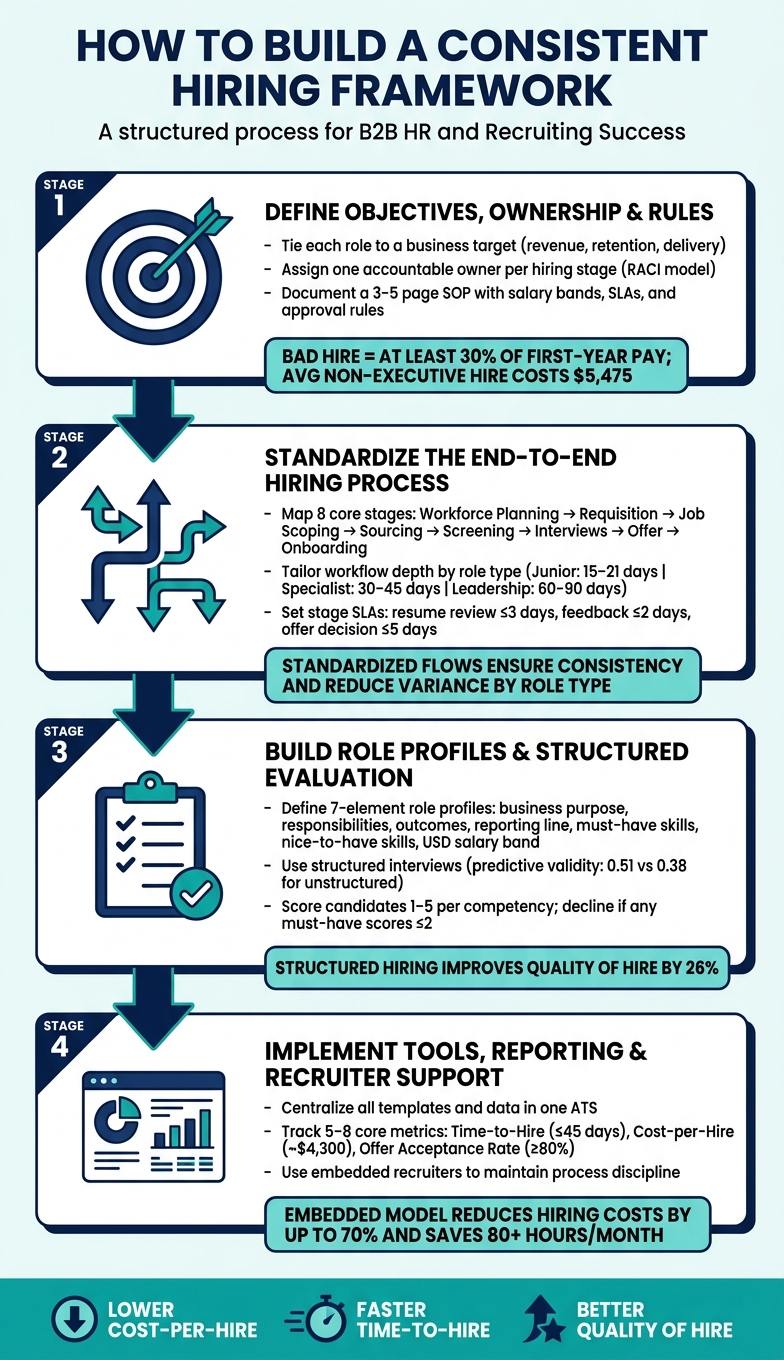 How To Build A Consistent Hiring Framework | Rent a Recruiter 6a5820c421d1dee3314bd8c1-1784165177482 How To Build A Consistent Hiring Framework