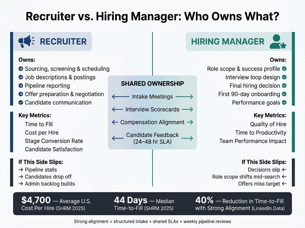 Recruiter vs. Hiring Manager: Bridging Communication Gaps | Rent a Recruiter 6a756e49d642d19a97926d9c-1786081846621 Recruiter vs. Hiring Manager: Bridging Communication Gaps