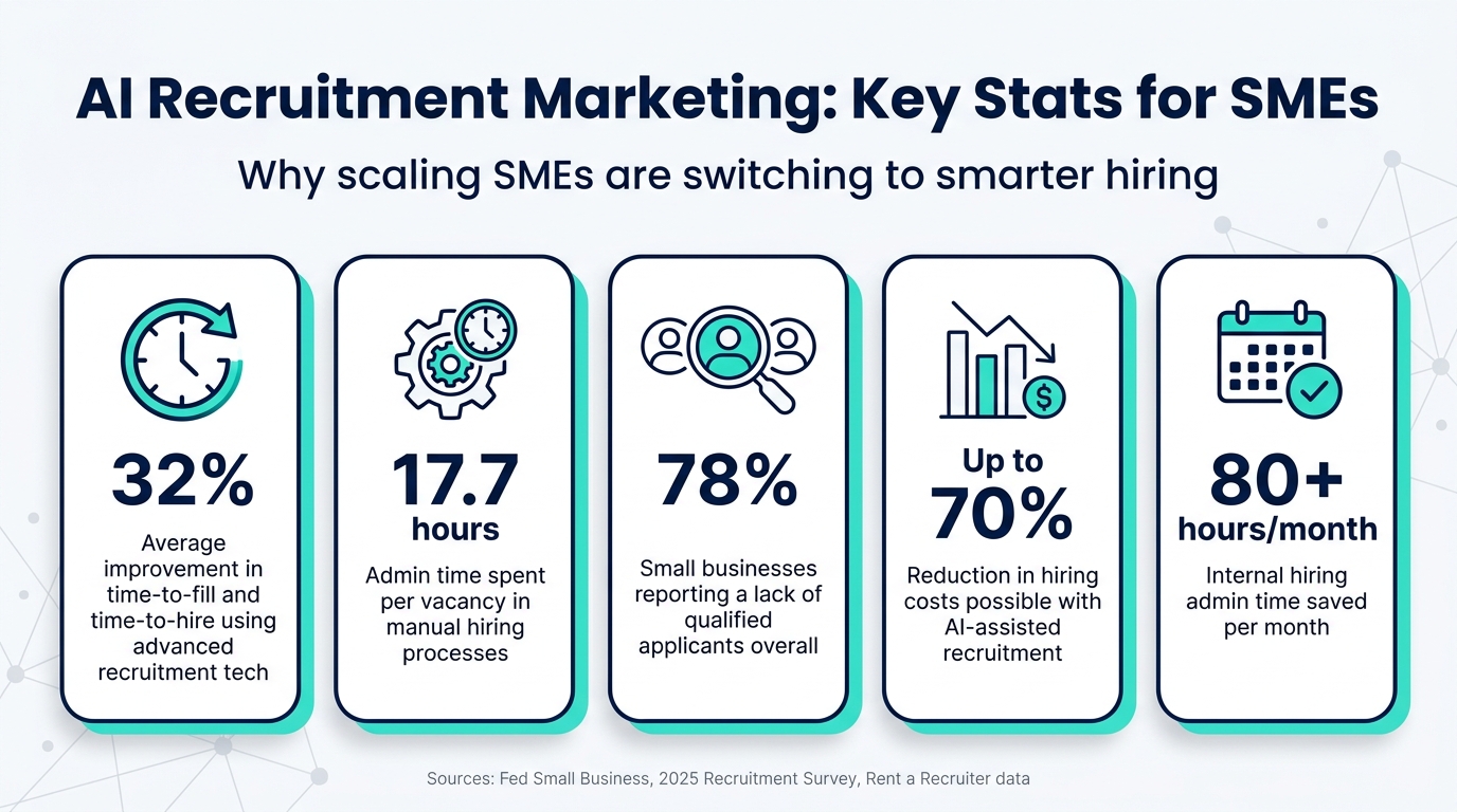 AI Recruitment Marketing: Benefits for SMEs | Rent a Recruiter 6a767e28d642d19a979275e0-1786152178610 AI Recruitment Marketing: Benefits for SMEs
