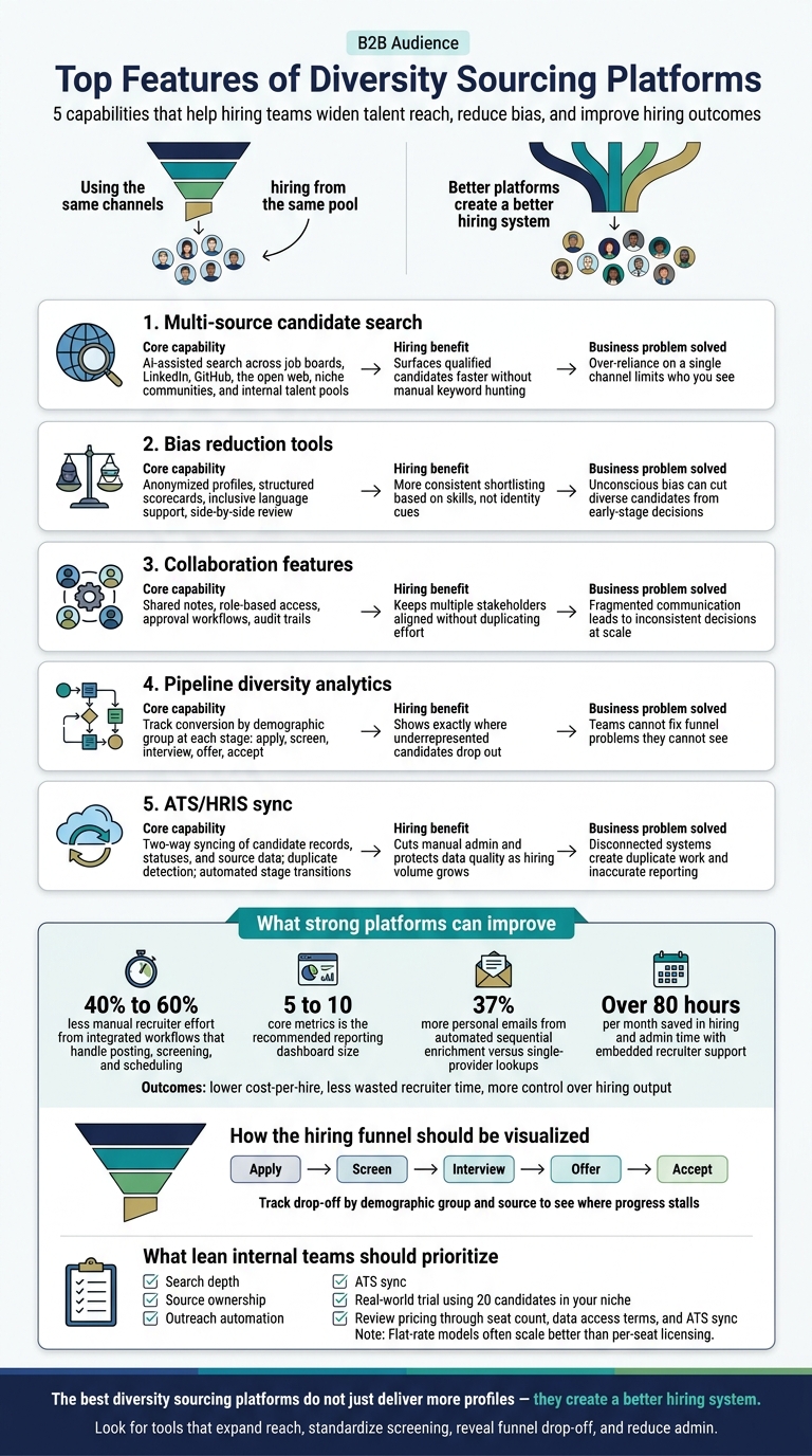 Top Features of Diversity Sourcing Platforms | Rent a Recruiter 6a8e38f8f0ae24ed42a3339d-1787707741705 Top Features of Diversity Sourcing Platforms